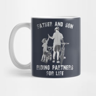 Father and son riding partners for life Mug